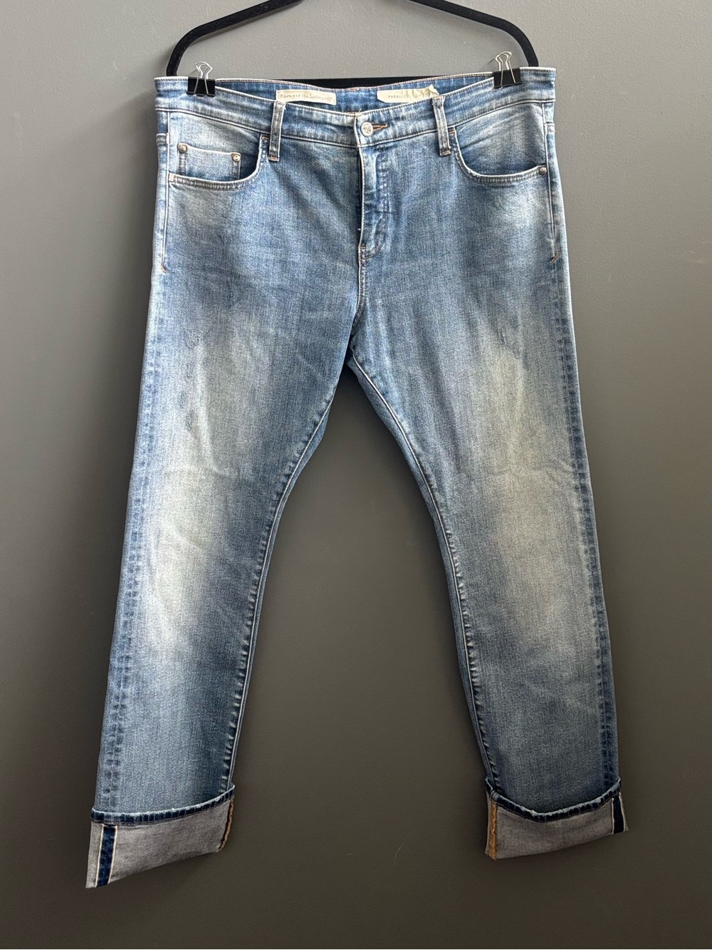 Pilcro and Letterpress Parallel straight leg jeans